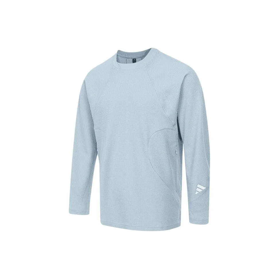 Adidas FUSTL LS T Рубашка Мужская Светло-Синяя