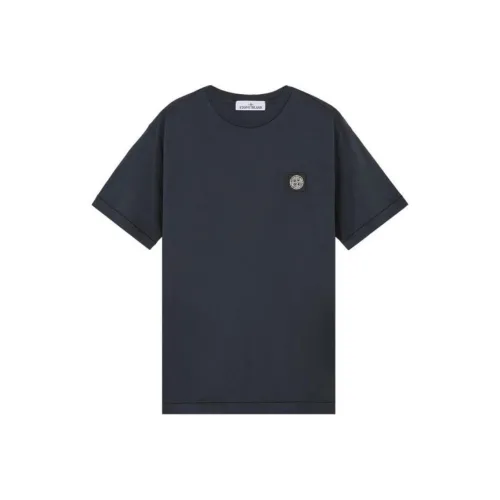 STONE ISLAND Мужские рубашки темно-синего цвета