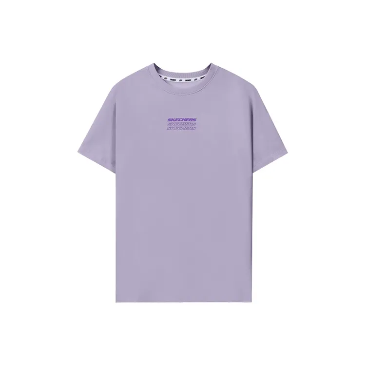 Skechers T-Shirt Унисекс Орхидея Фиолетовый 01X5