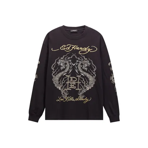Ed Hardy Черная Мужская Рубашка
