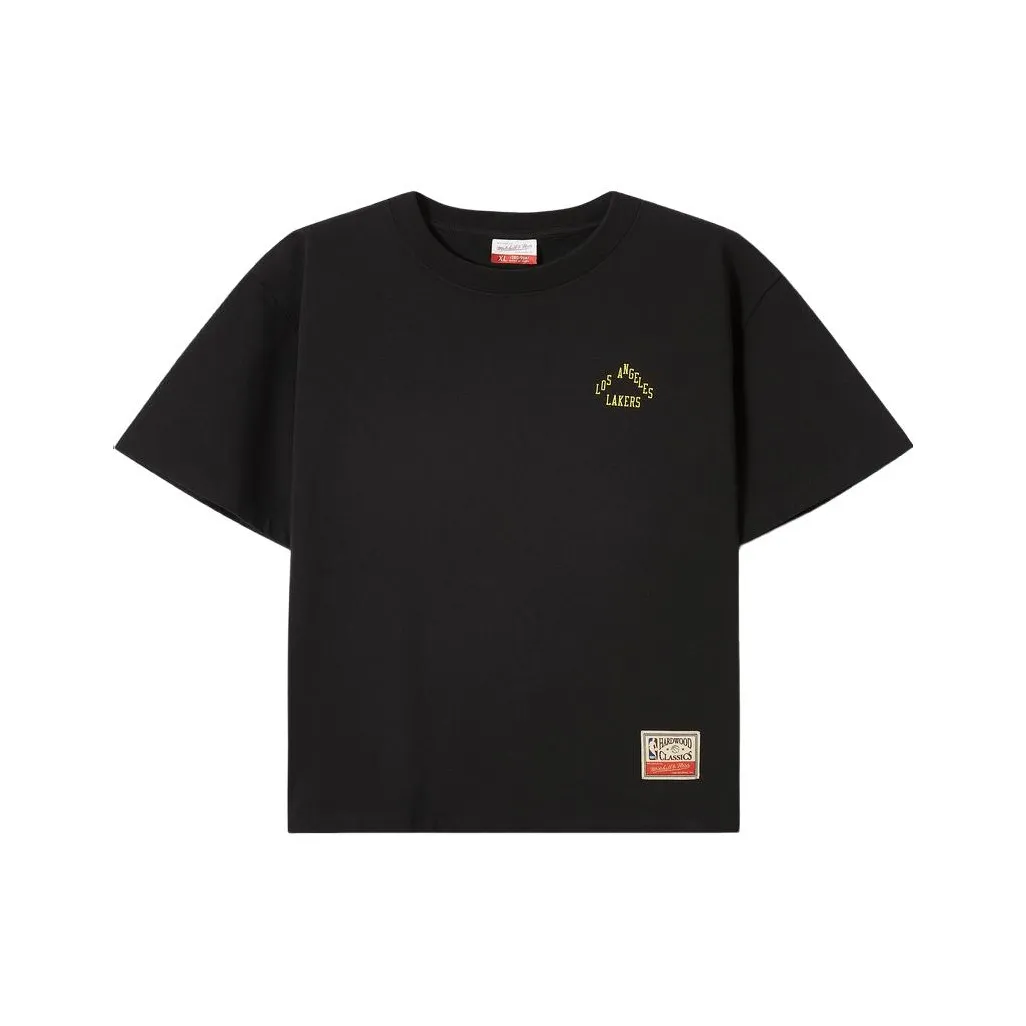 MITCHELL NESS X NBA Los Angeles Lakers SS25 Лайфстайл T-Shirt Унисекс Черный