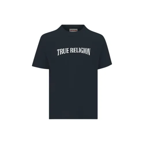 True Religion Черная Унисекс Футболка