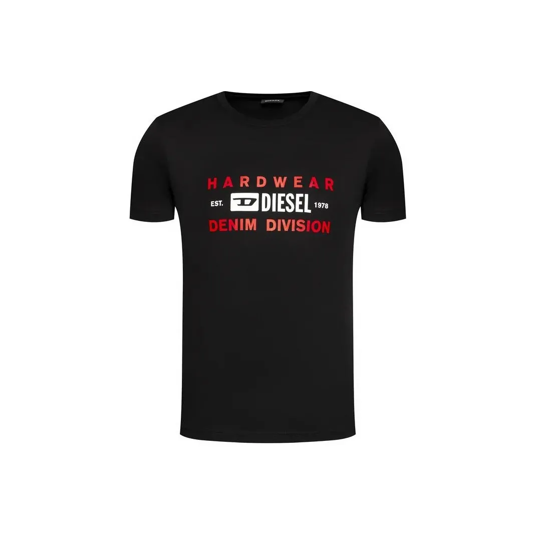 DIESEL Мужские черные T-рубашки