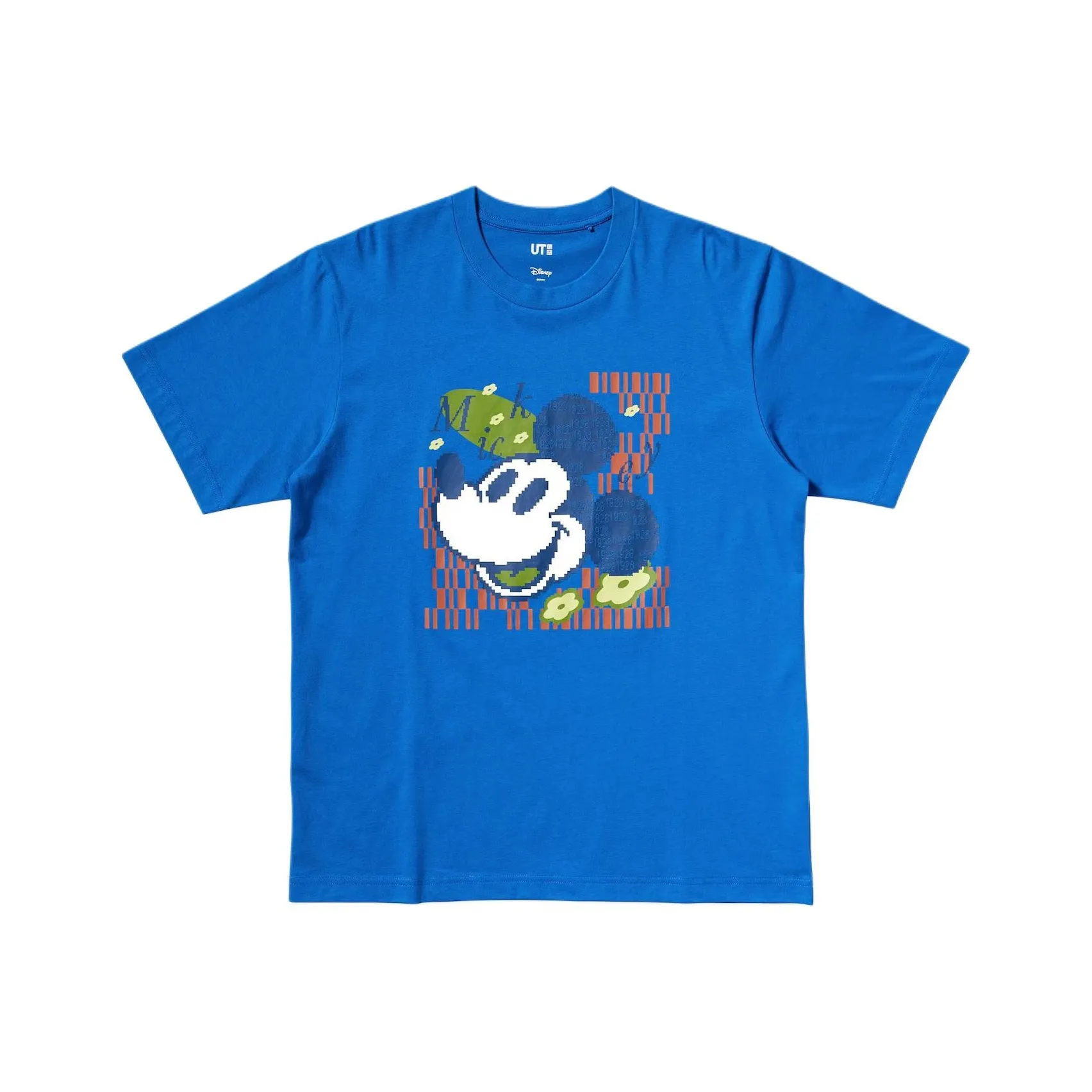 UNIQLO Дисней Co Бренд Синяя Унисекс Футболка