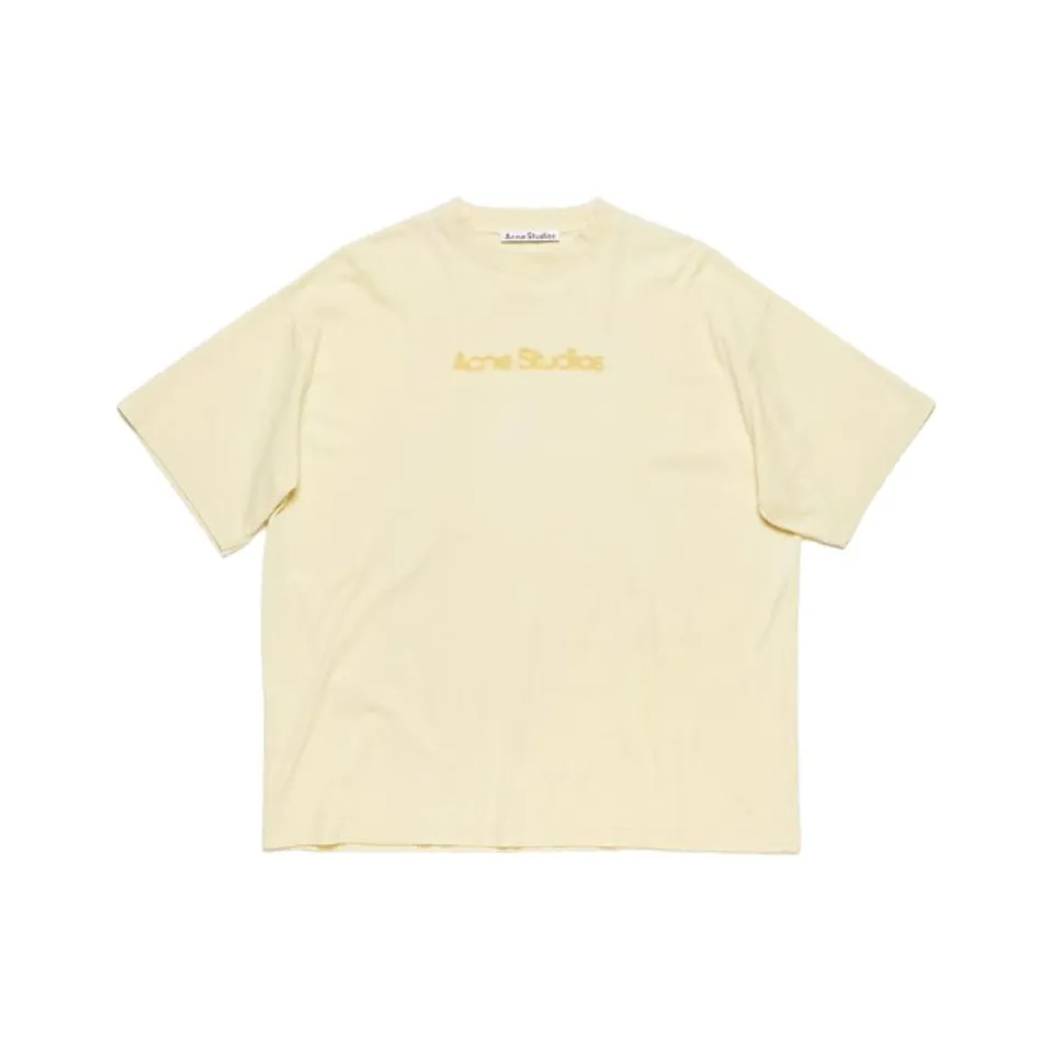 Acne Studios Blurred Logo Relaxed Fit T Shirt