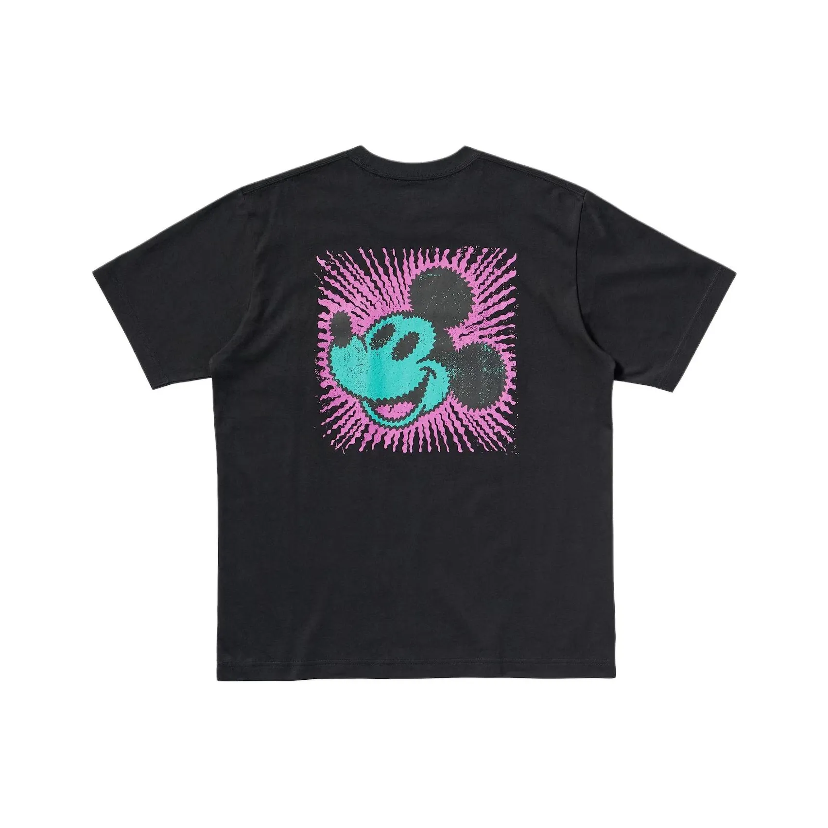 UNIQLO Дисней Co Фирменная черная унисекс футболка