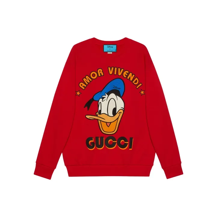 Disney X GUCCI Sweatshirts Men's Red