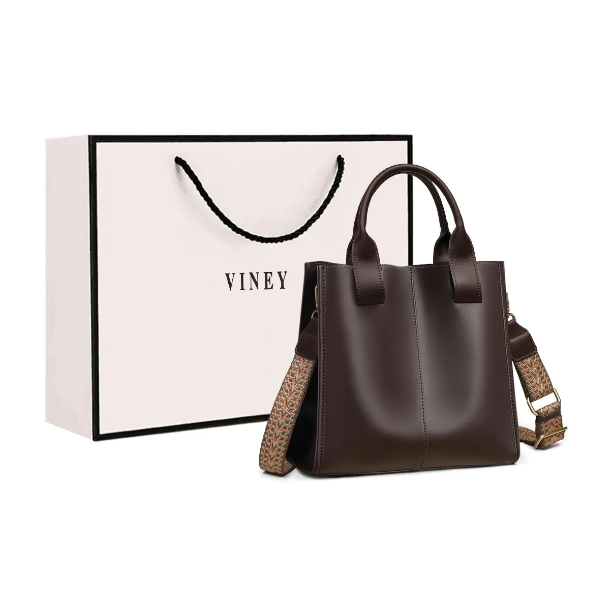 VINEY Сумка из коровьей кожи сумка через плечо сумка на плечо большая женская кофейного цвета