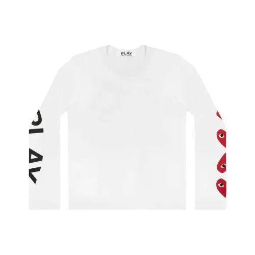 CDG Play Белая Унисекс Футболка