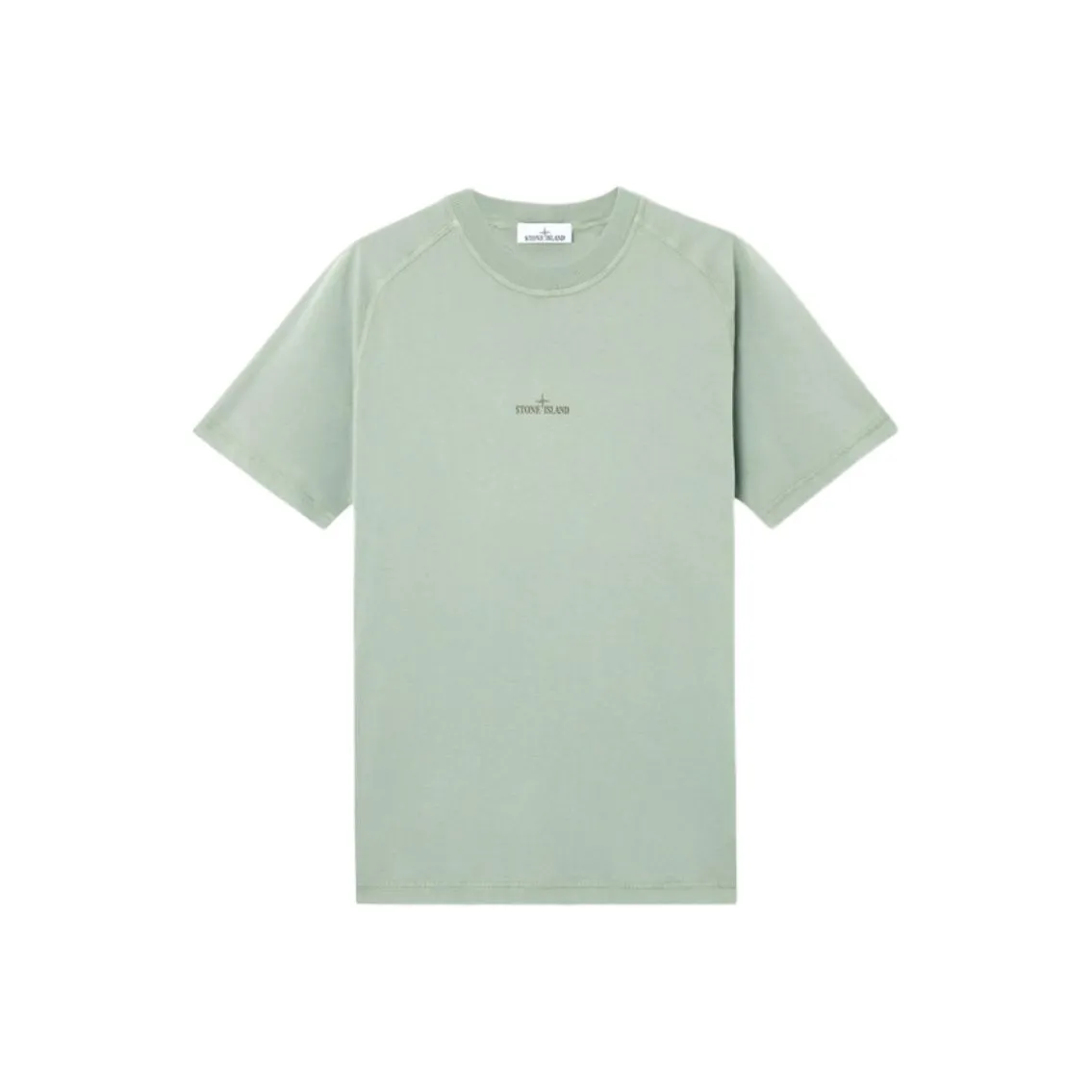 STONE ISLAND Рубашка Мужская Шалфейно-Зеленая