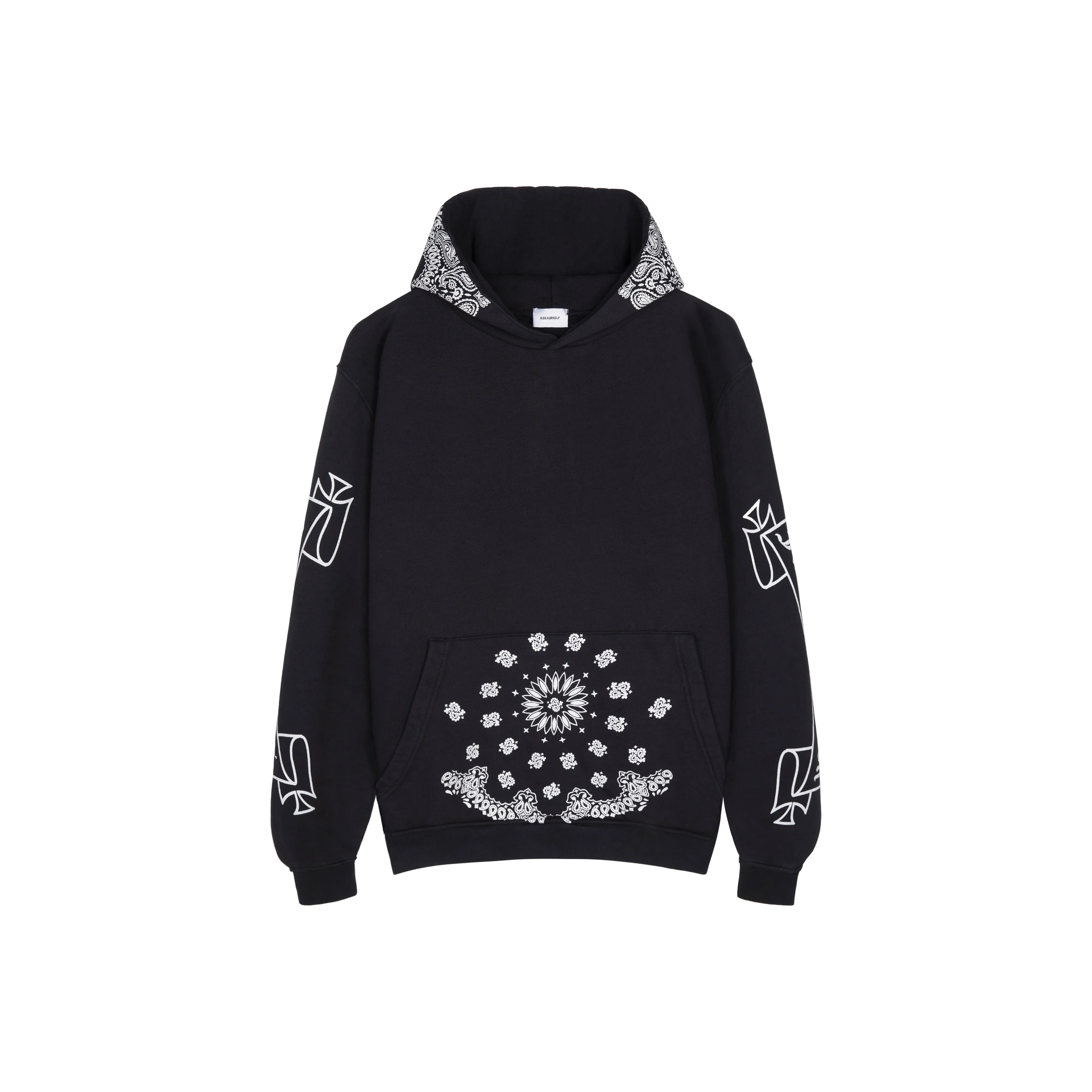 Askyurself Выстиранный Черный Унисекс Свитшоты