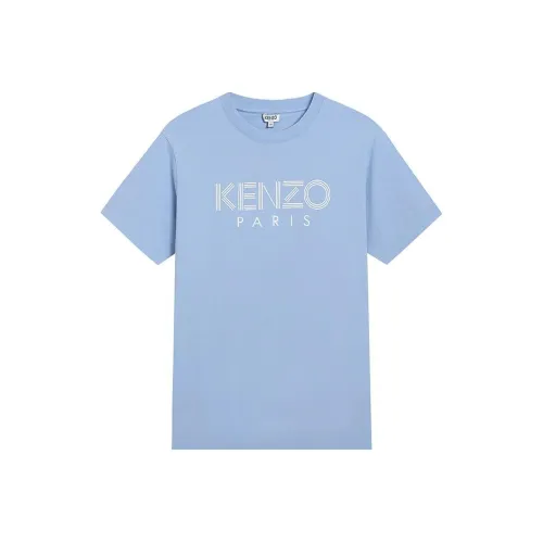 KENZO Мужские рубашки небесно-голубого цвета