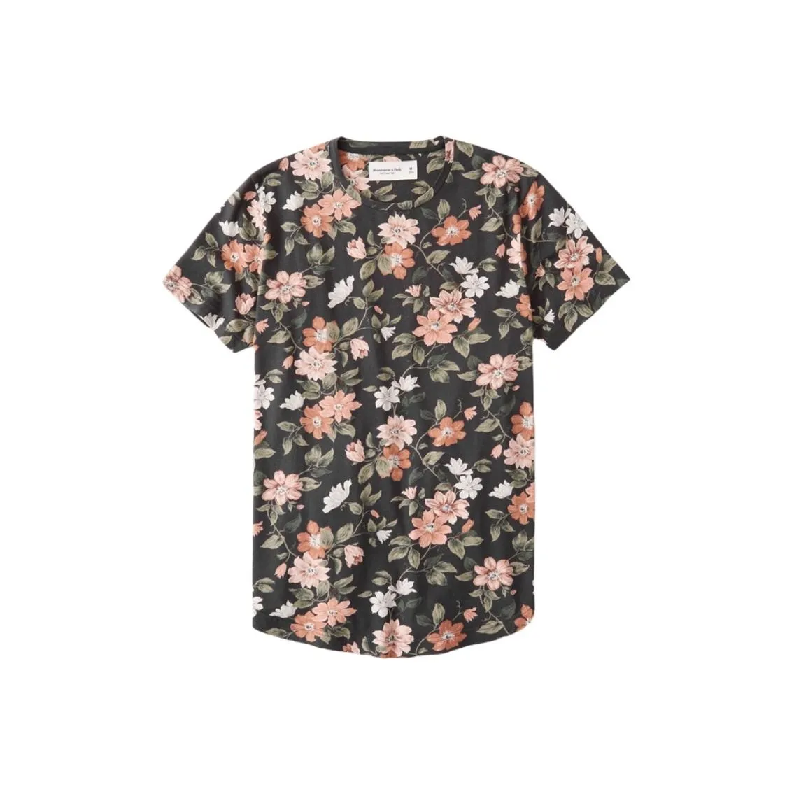 Abercrombie＆Fitch T Shirt Men's Black Floral