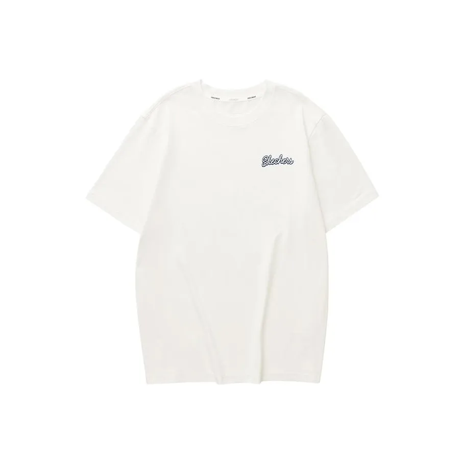 Skechers T-Shirt Унисекс Зефирно-белый