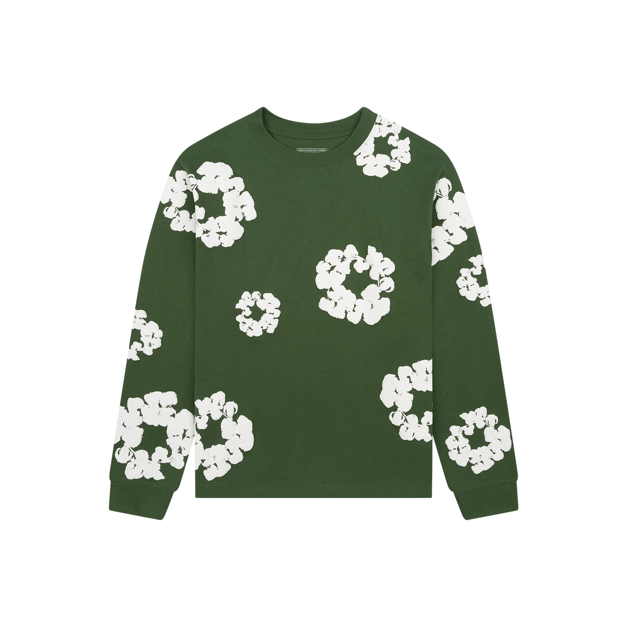 Denim Tears Long Sleeve Cotton Wreath T shirt