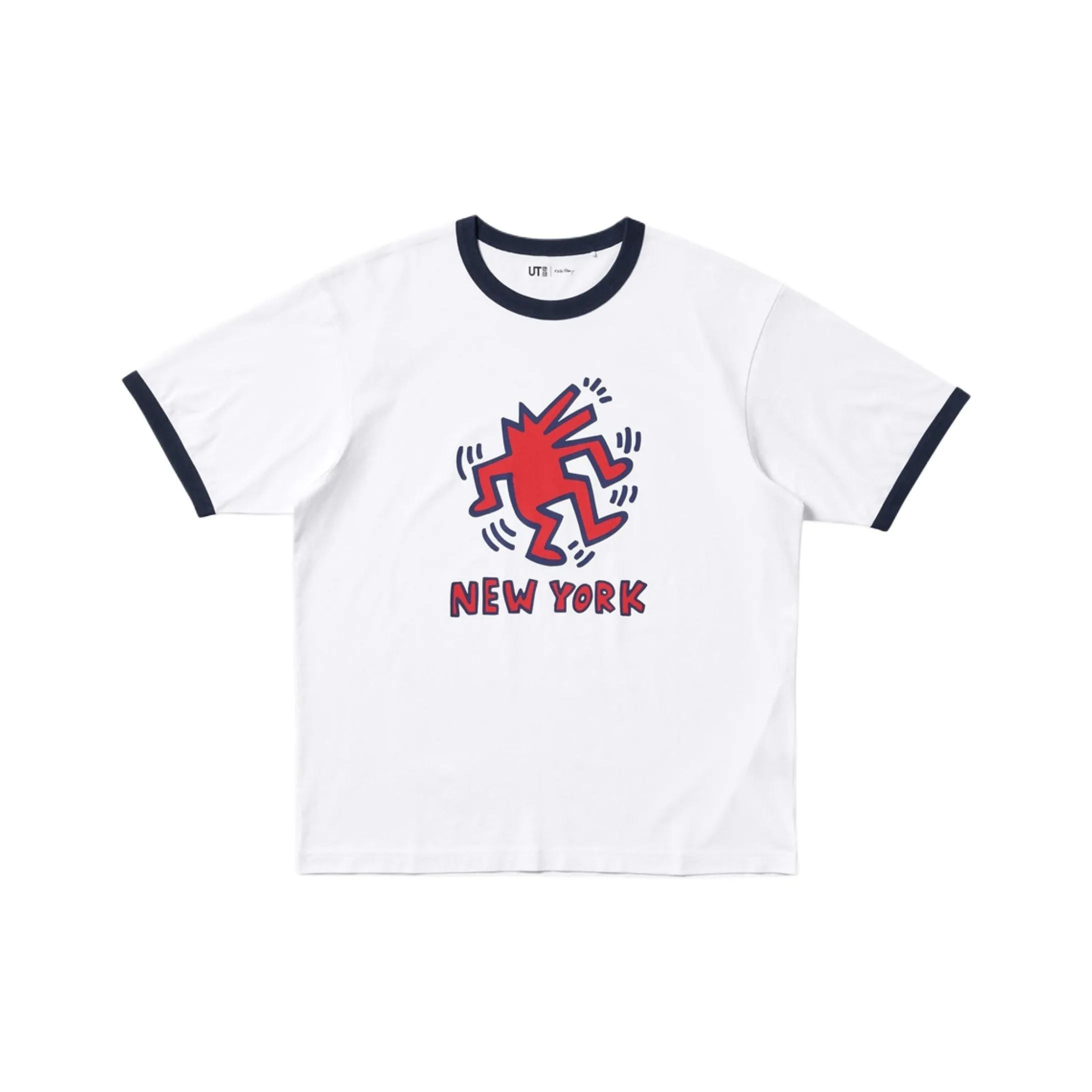 UNIQLO x · Keith Haring SS25 T-Shirt Унисекс Белый