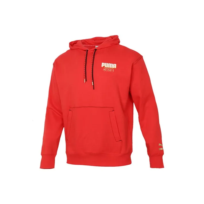 PUMA Red Men's Sweatshirts PUMA Красный Мужские Толстовки
