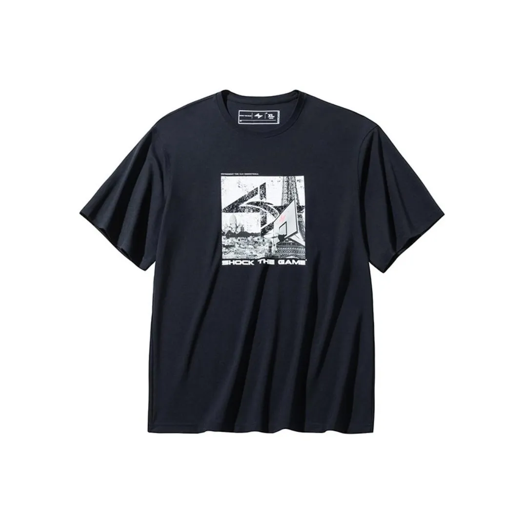 ANTA Basketball Collection Т-рубашка Мужская Основной Черный