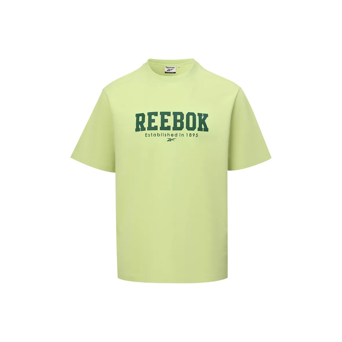 Reebok T Shirt Unisex Lime Green