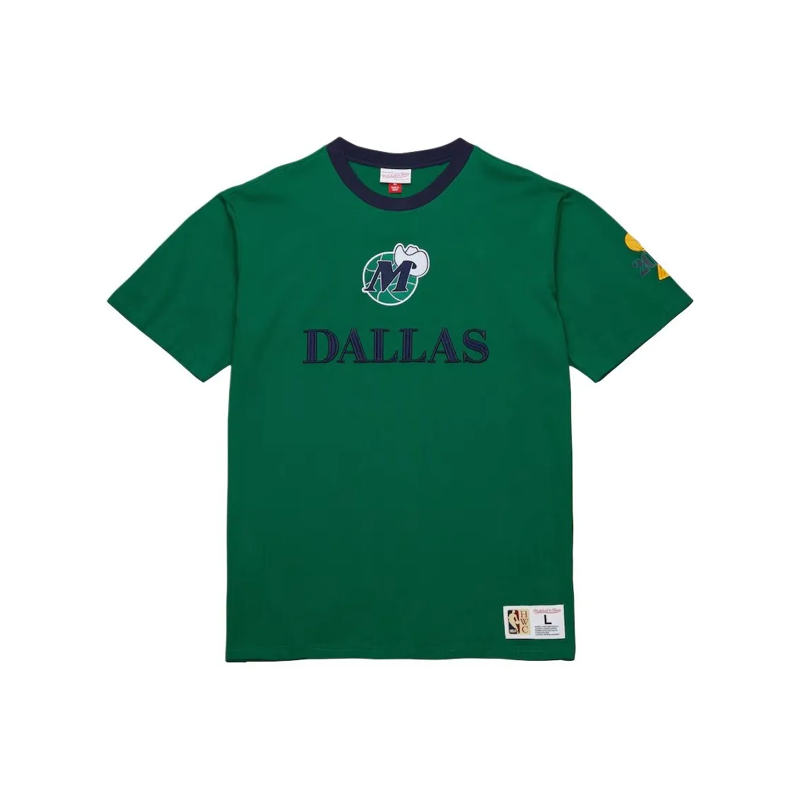 MITCHELL NESS X NBA Dallas Mavericks Футболка Мужская Зеленая