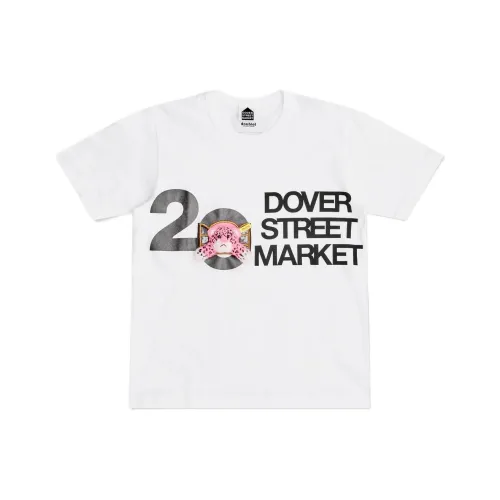Doublet Белая Унисекс Рубашка T