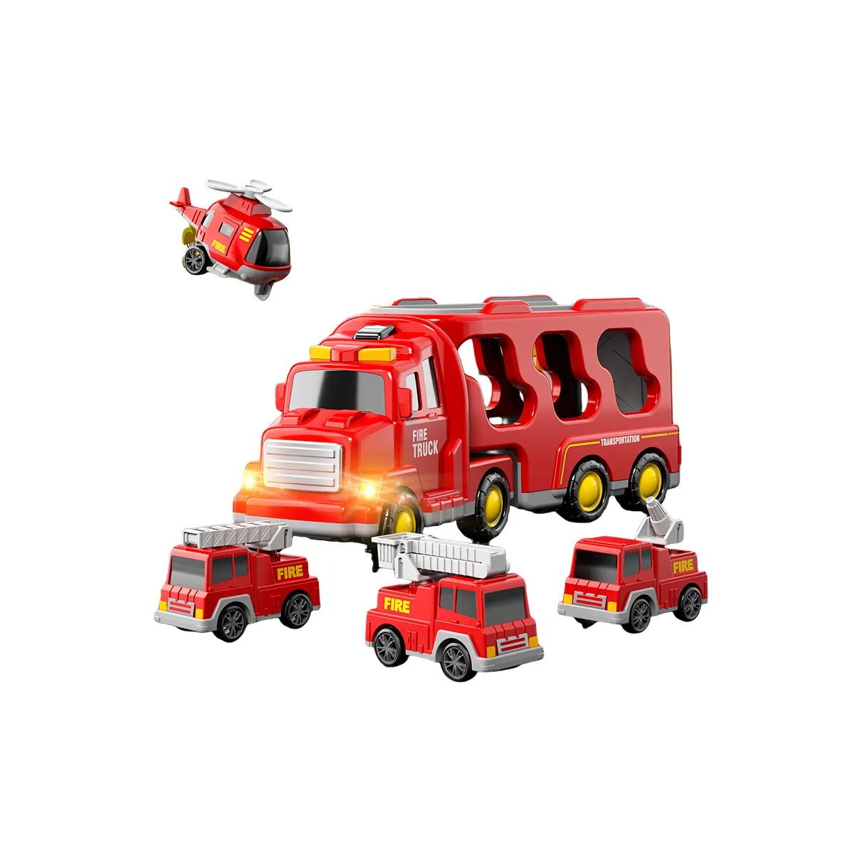 GUOU Light Sound INERTIA Большой Размер Хранение Автомобиль Безопасность Материал Множественные Темы Развивающие игрушки