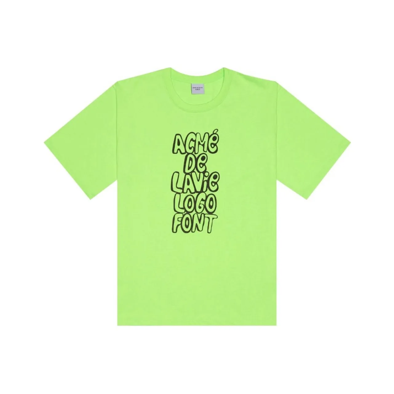 Acme De La Vie ADLV T-Shirt Унисекс Неон Зеленый