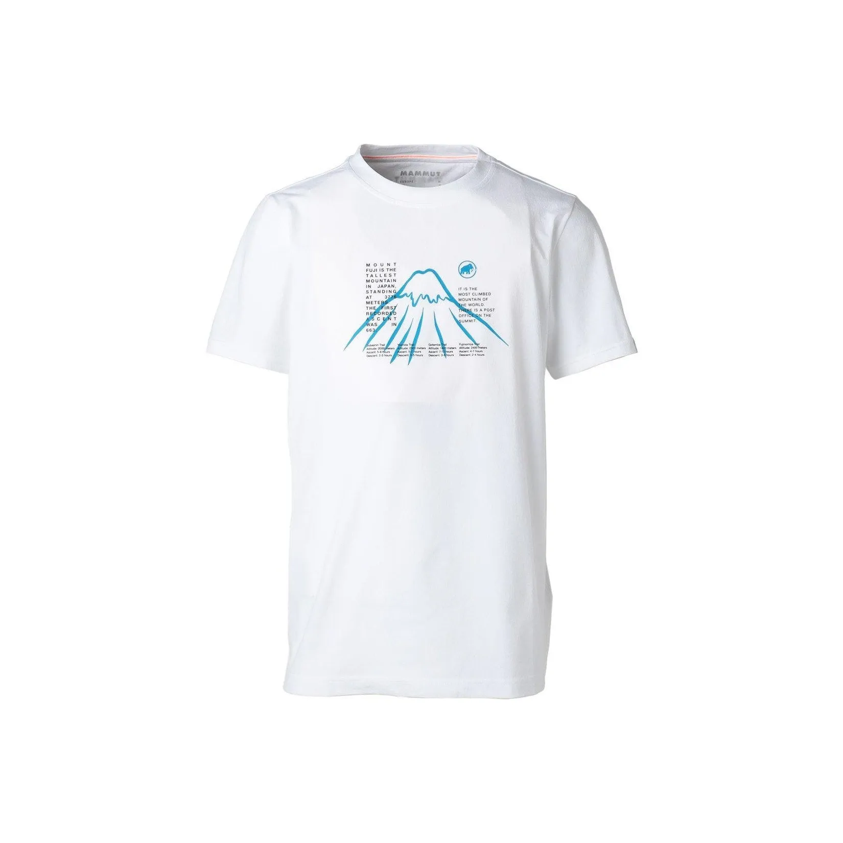 MAMMUT Поход T-Рубашка Азиатская Версия Мужская