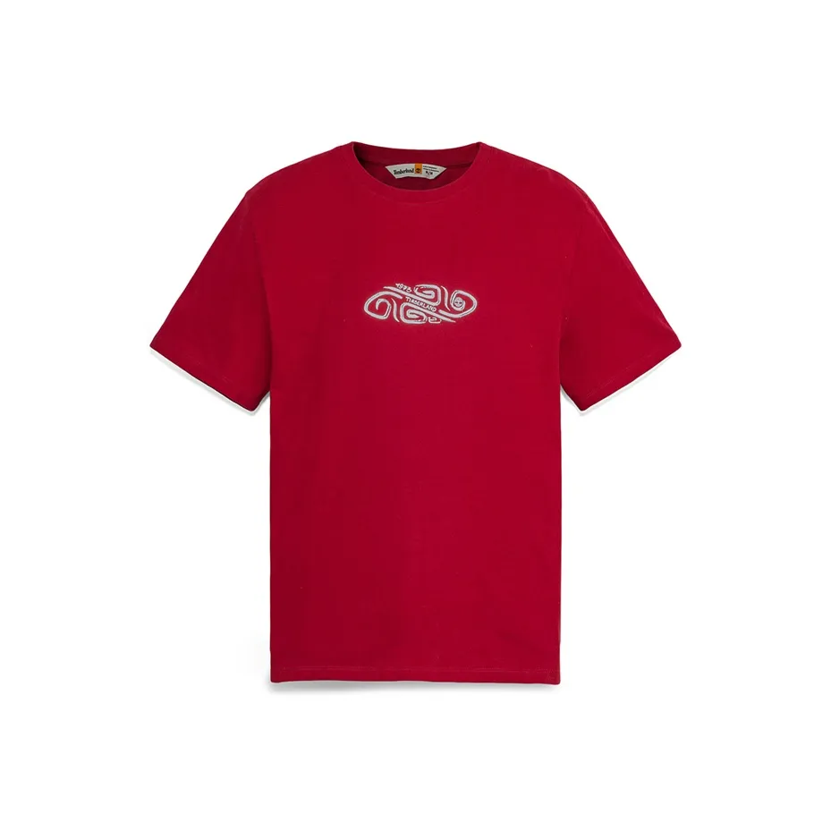 Timberland T Shirt Men's Bicycle Red