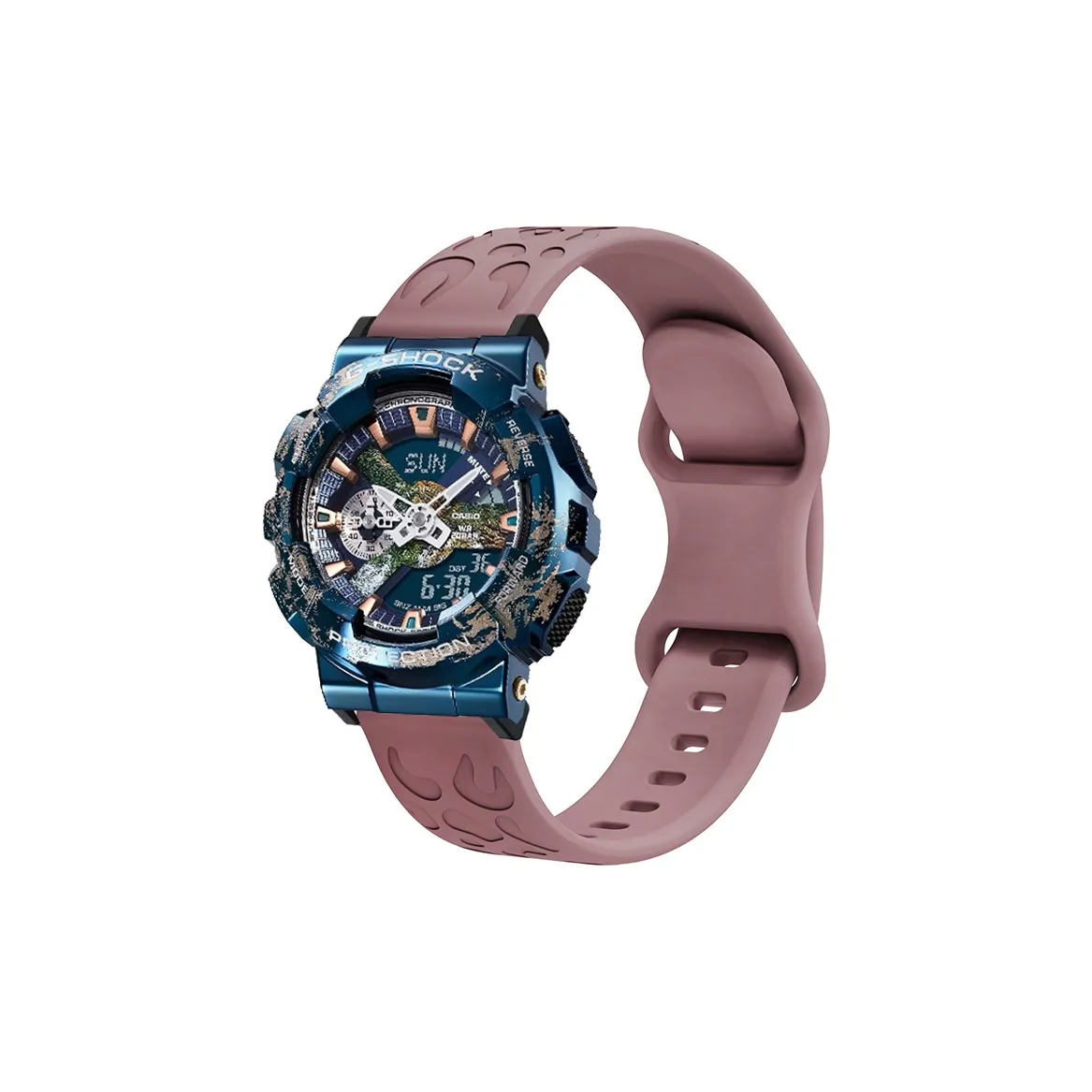 Penc Iwatch Ремешок CASIO Совместимость Силиконовый Материал 230 мм