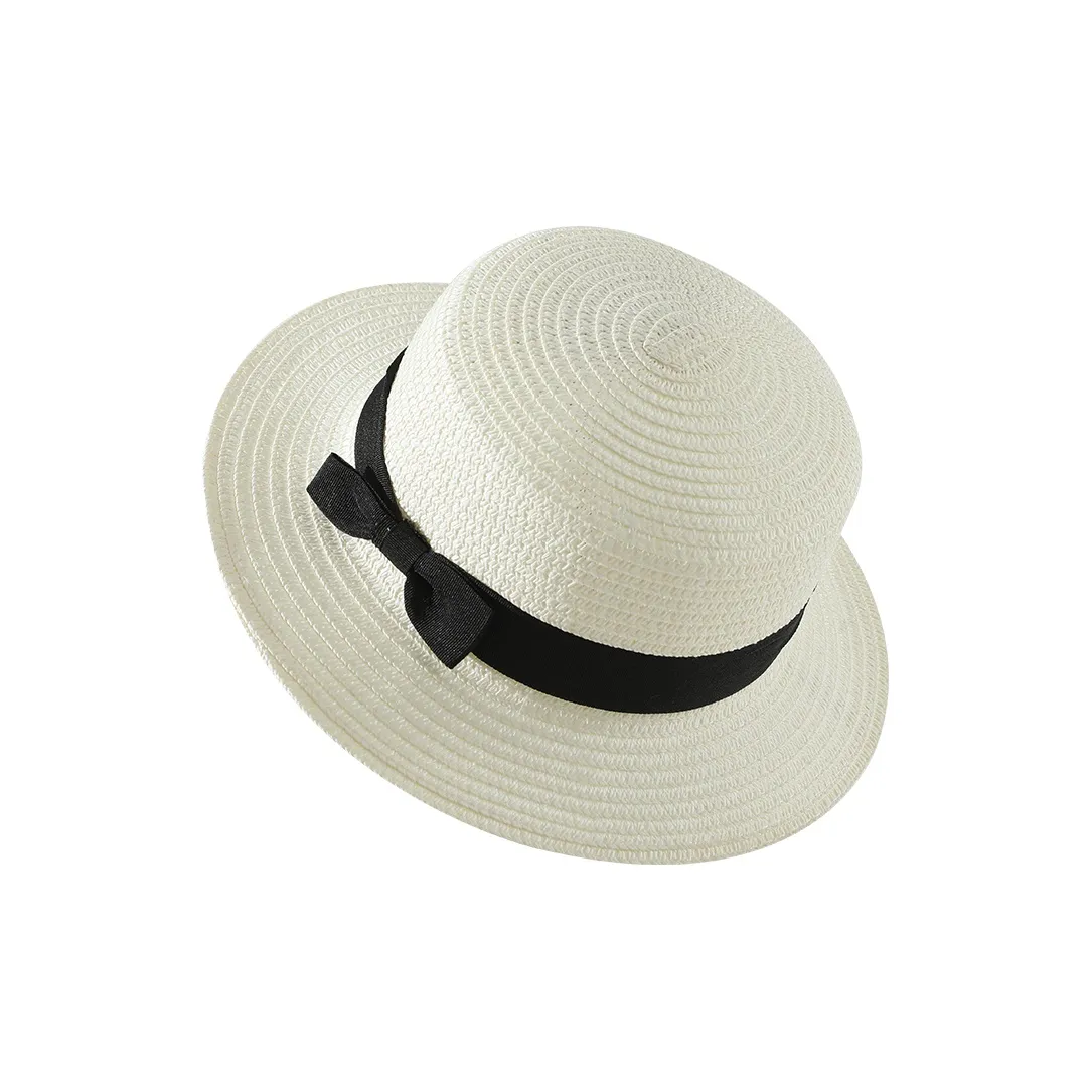 NANJIREN Соломенная плетеная шляпа с защитой от солнца женская