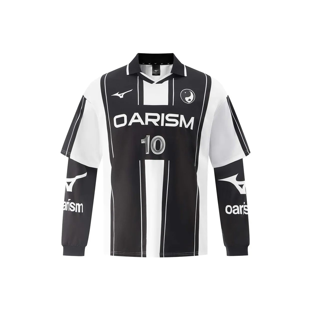 Mizuno x Oarism T-Shirt Унисекс Обсидиановый Черный