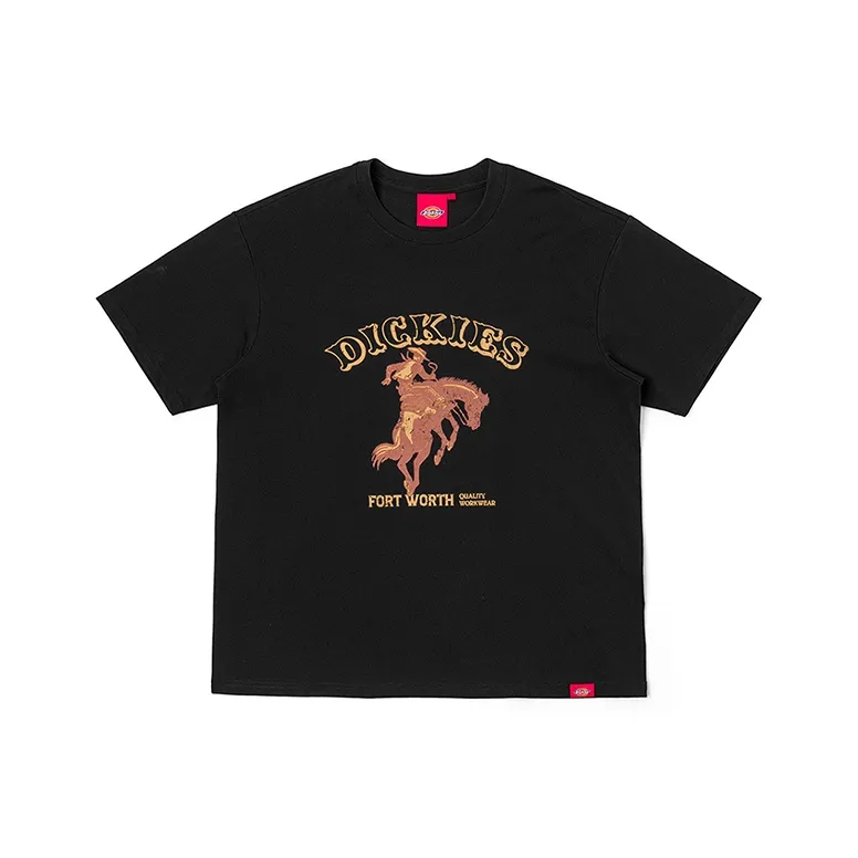 Dickies Черная Короткая Рубашка с Короткими Рукавами DK0A88DW Унисекс