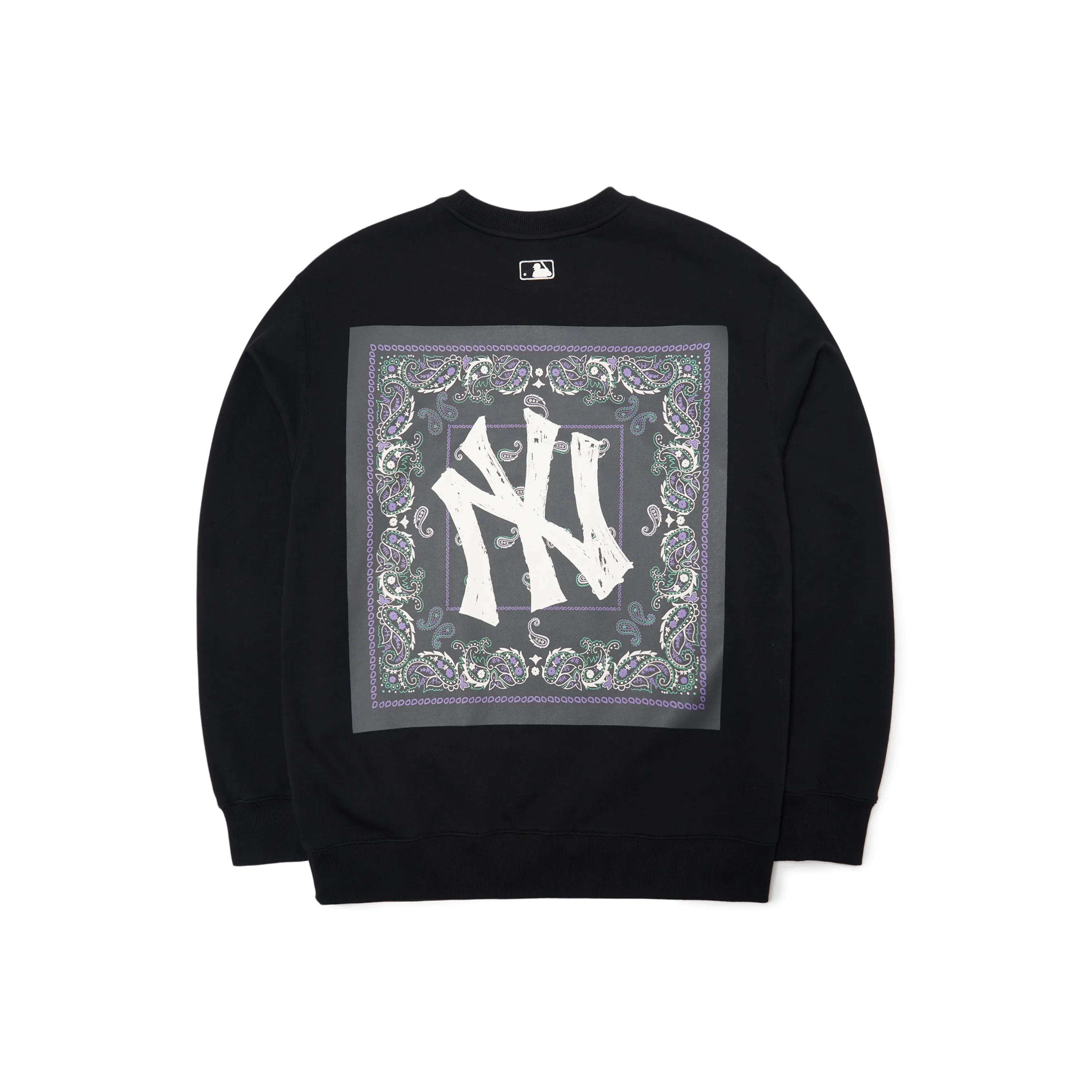 MLB Cashew Flower Sweatshirts Unisex Black