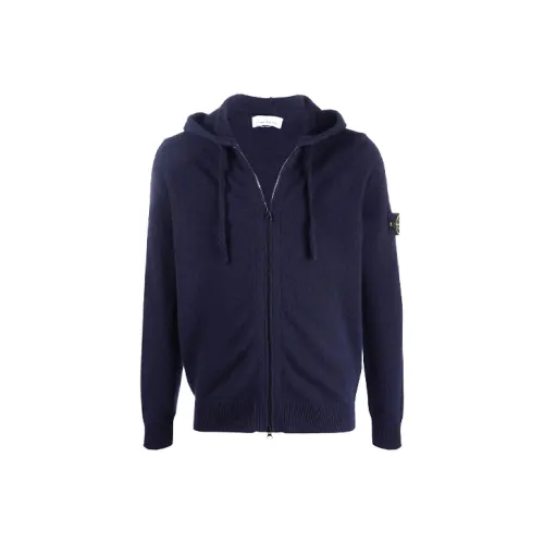 STONE ISLAND Черный Мужские Свитшоты