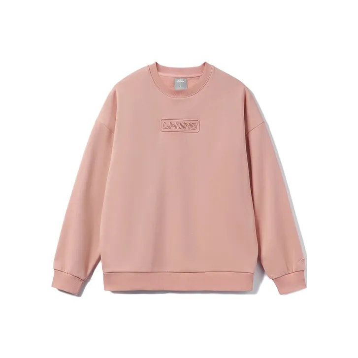 LiNing Sweatshirt Unisex Misty Rose Pink