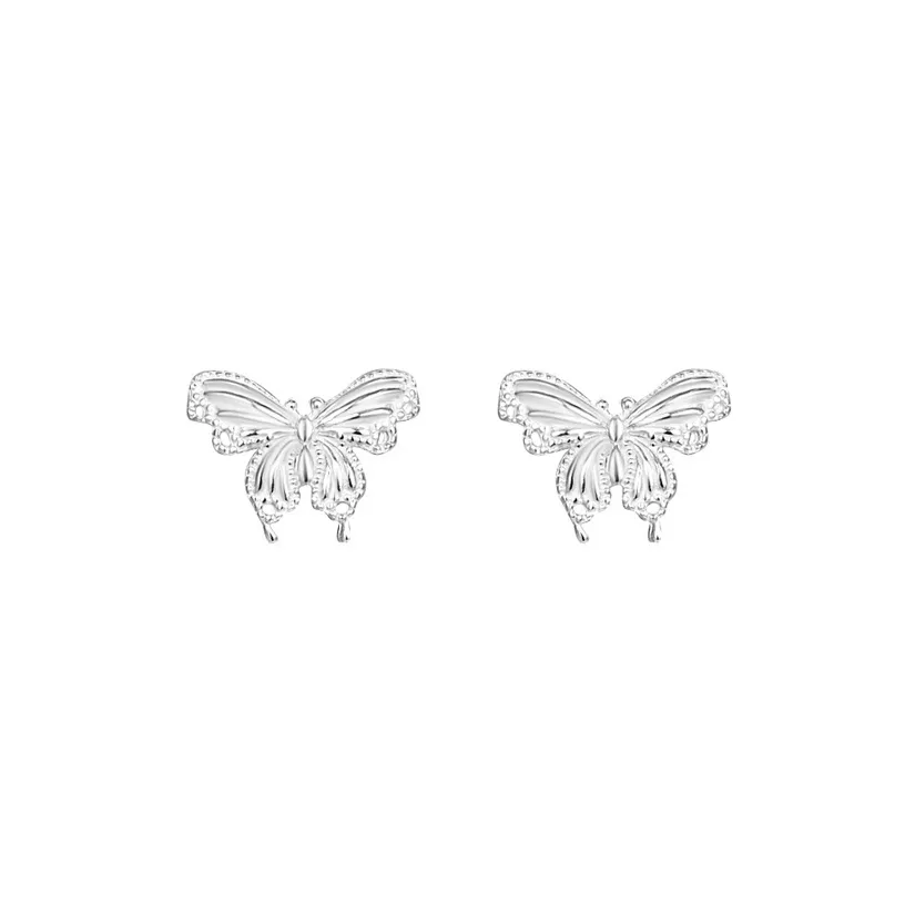NVBBK Sterling Silver Stud Earrings Women's