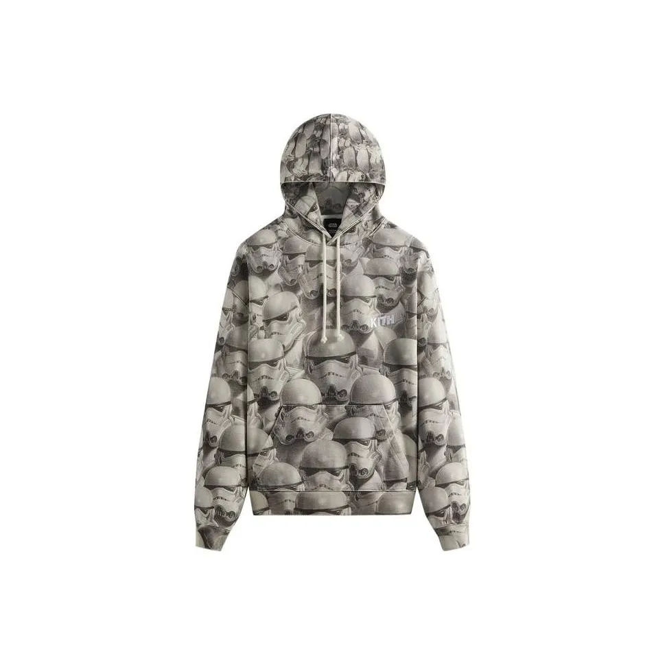 KITH Collaboration Серый Белый Мужские Толстовки