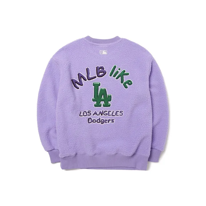 MLB Los Angeles Dodgers Фиолетовый Унисекс Свитшоты