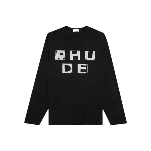 Rhude Черный Мужские Свитшоты