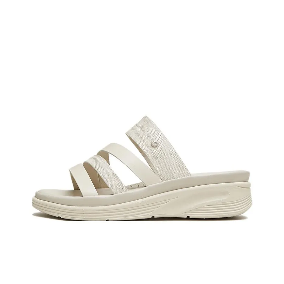 BATA Leather Patchwork Slide Slippers Women's