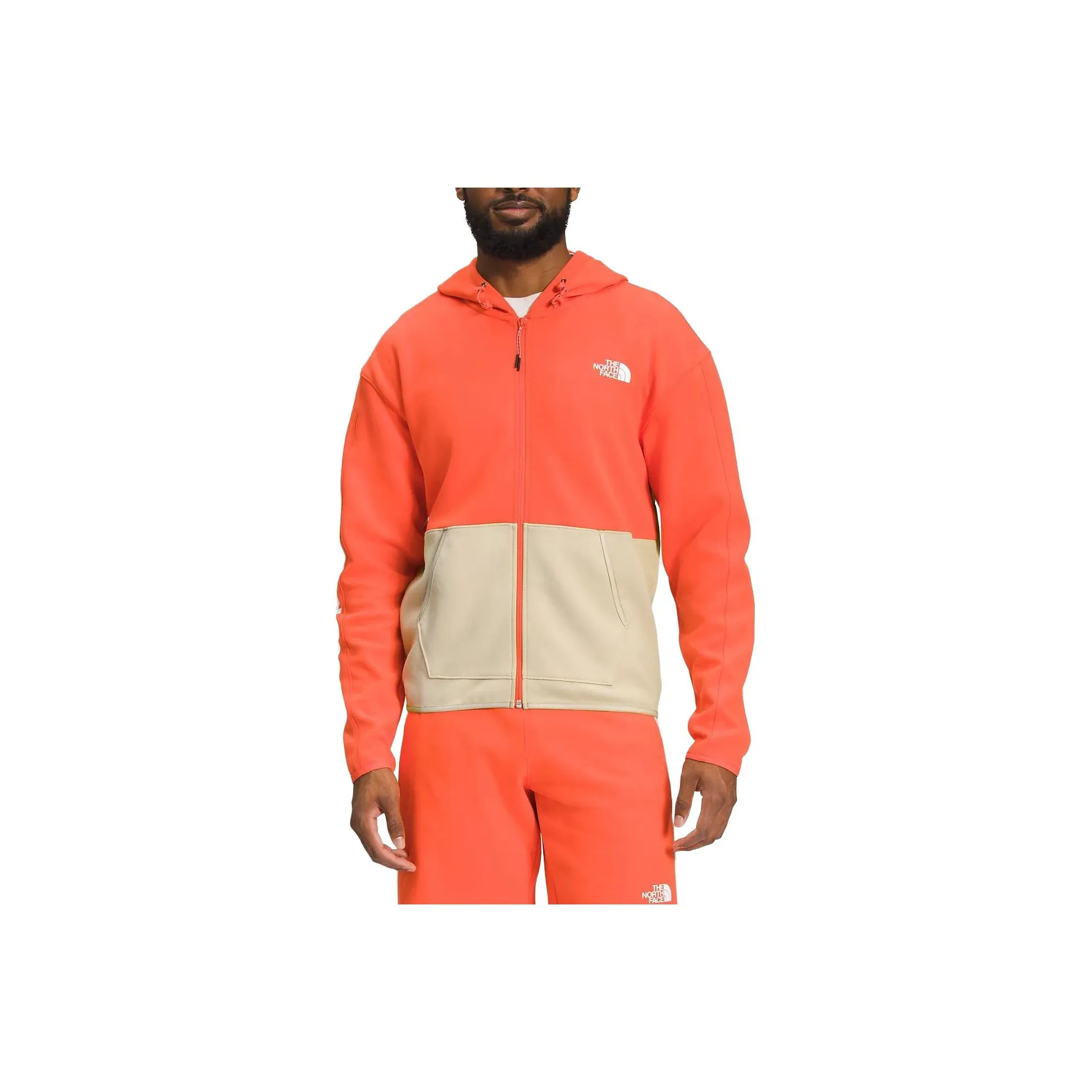 THE NORTH FACE Винтаж Апельсин Мужские Толстовки