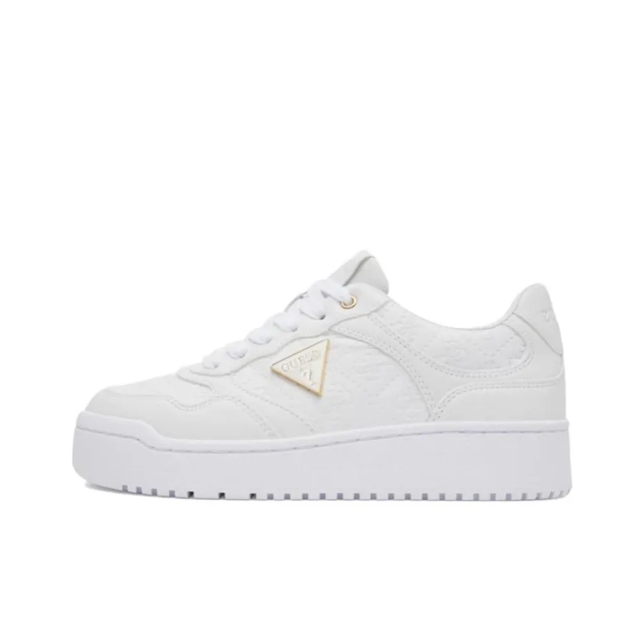 GUESS Low Top Skateboard Shoes Women's White