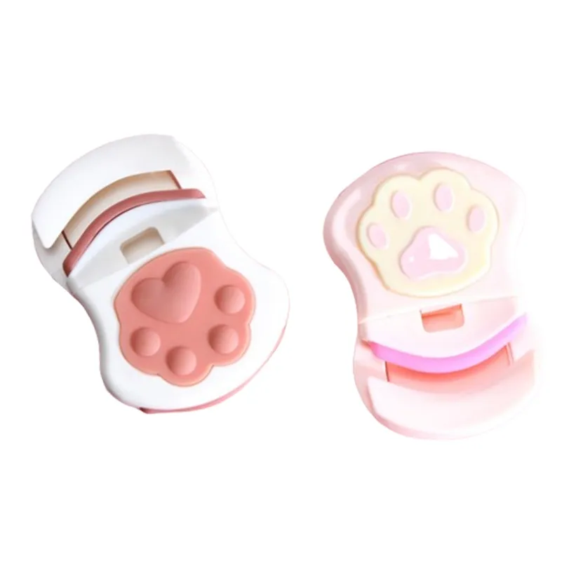 JIANYINGSHU Cat Paw Eyelash Curler Small Portable Beginner Useless For Beginners Curling