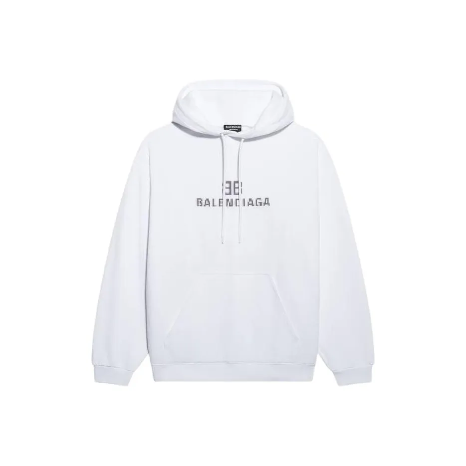 Balenciaga Women'ss Bb Pixel Medium Fit Hoodie