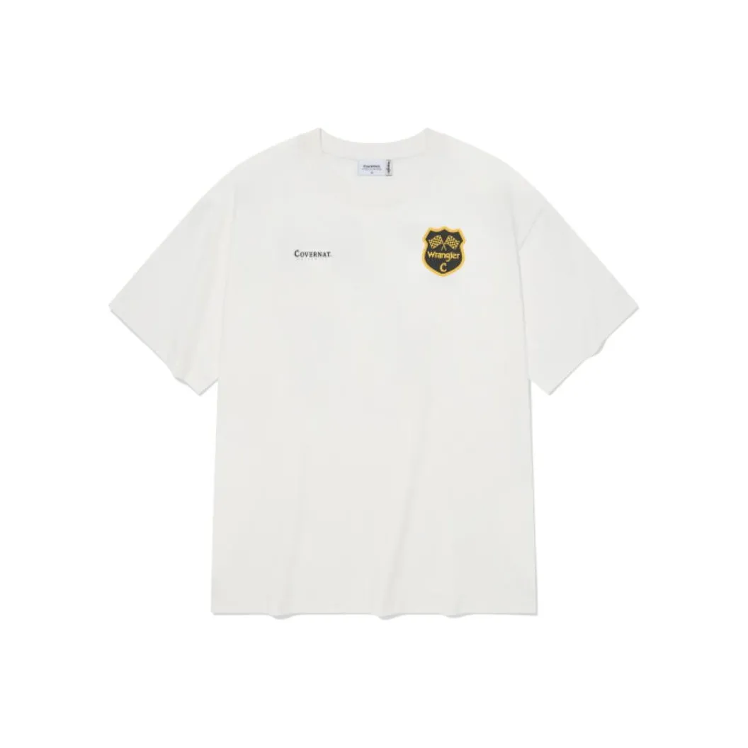 COVERNAT x WRANGLER Collaboration FW24 T Shirt Men's White