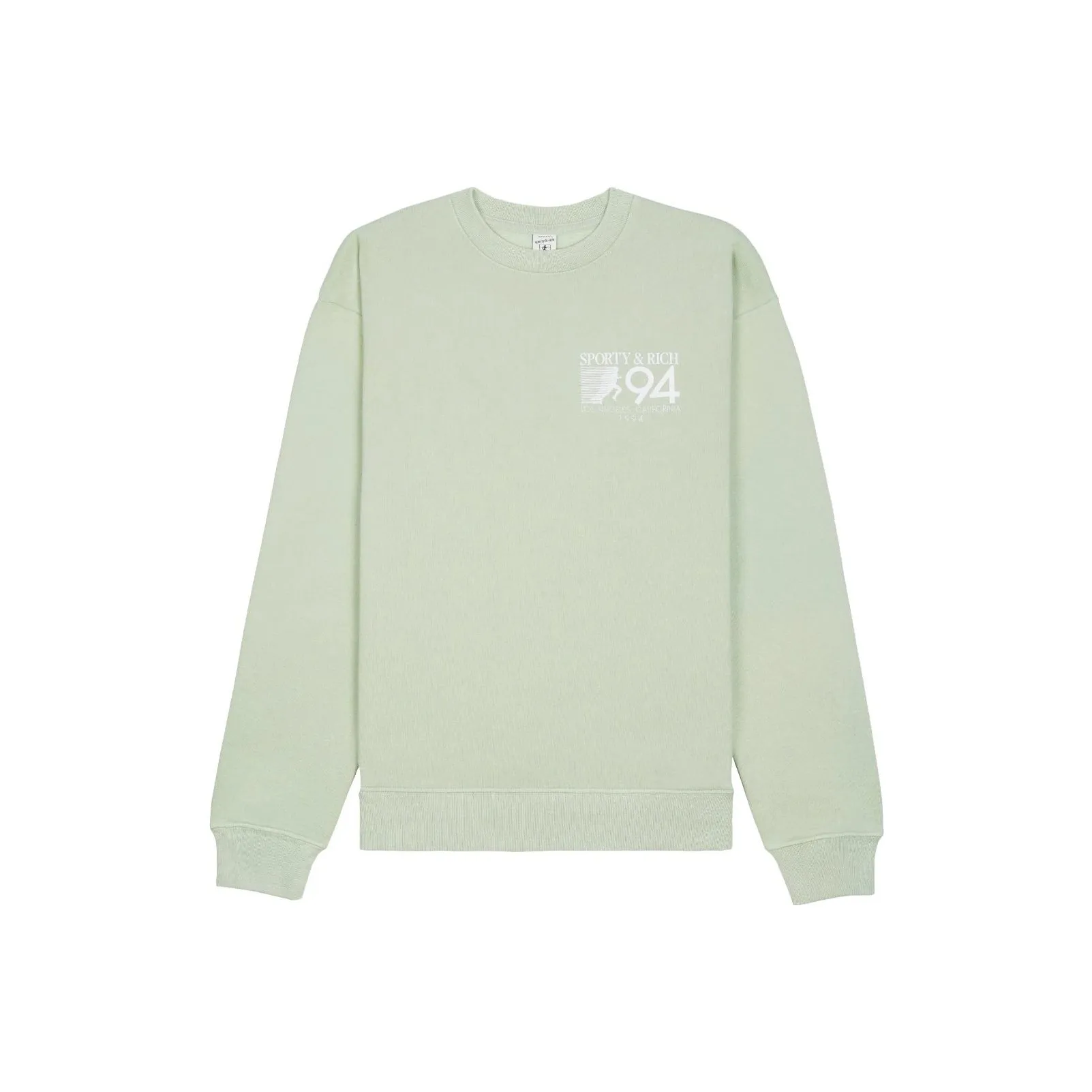 SPORTY & RICH Зеленый Мужской Свитшот