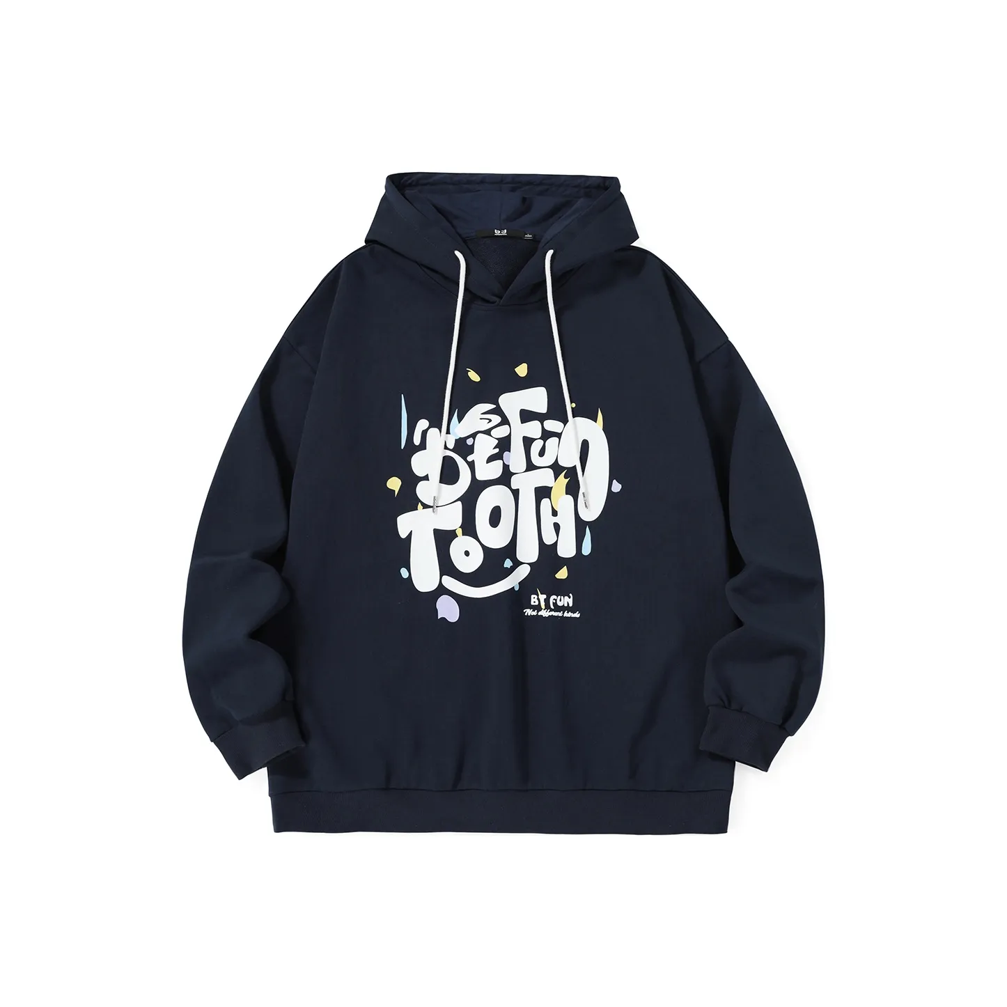 BT с капюшоном свободный крой худи мужской