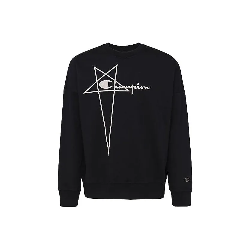 RICK OWENS RO Свитшот Мужской Черный