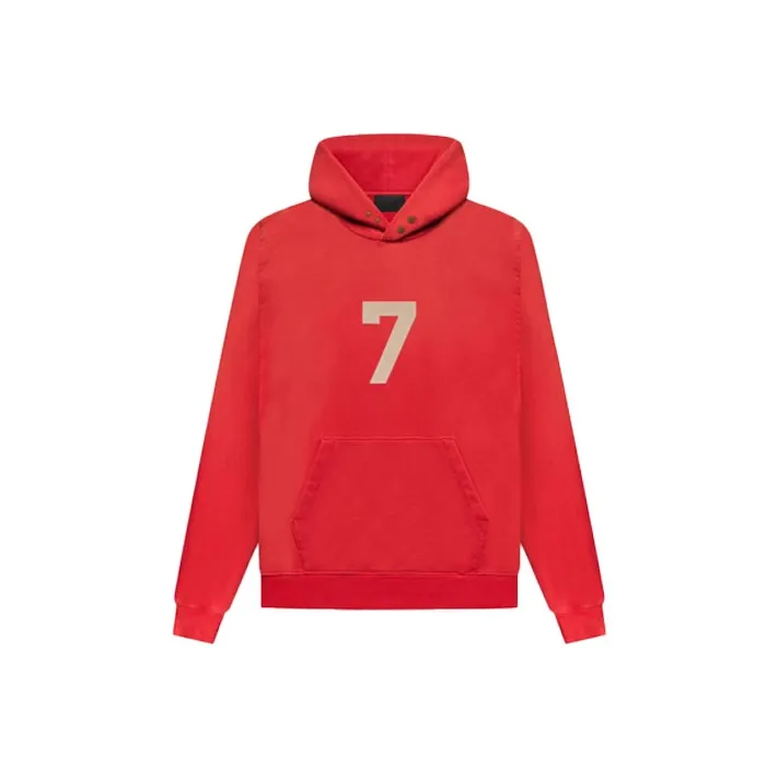 Fear Of God Seventh Season Sweatshirts Men Vintage Red